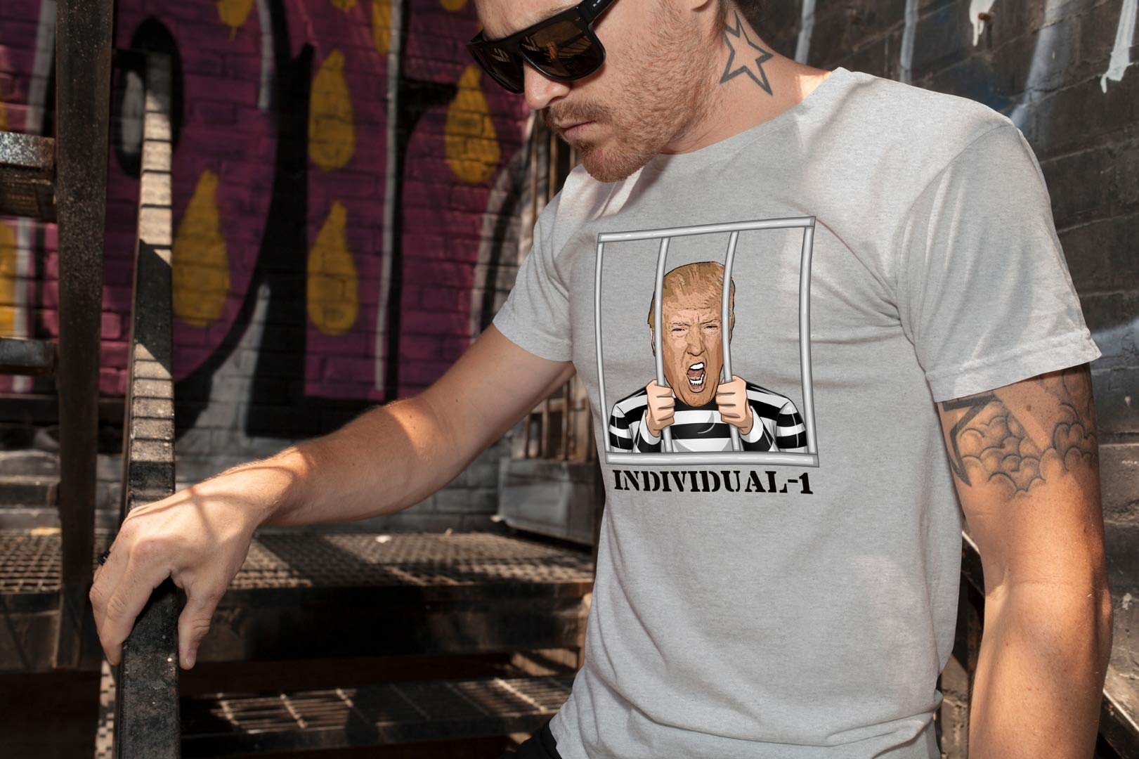 Donald Trump Individual 1 Prison Men's Prison T-Shirt