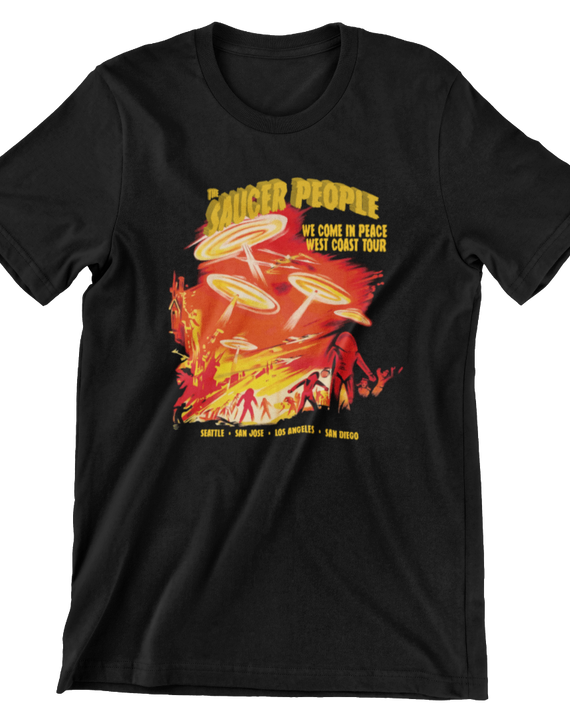 Saucer People West Coast Tour T-Shirt