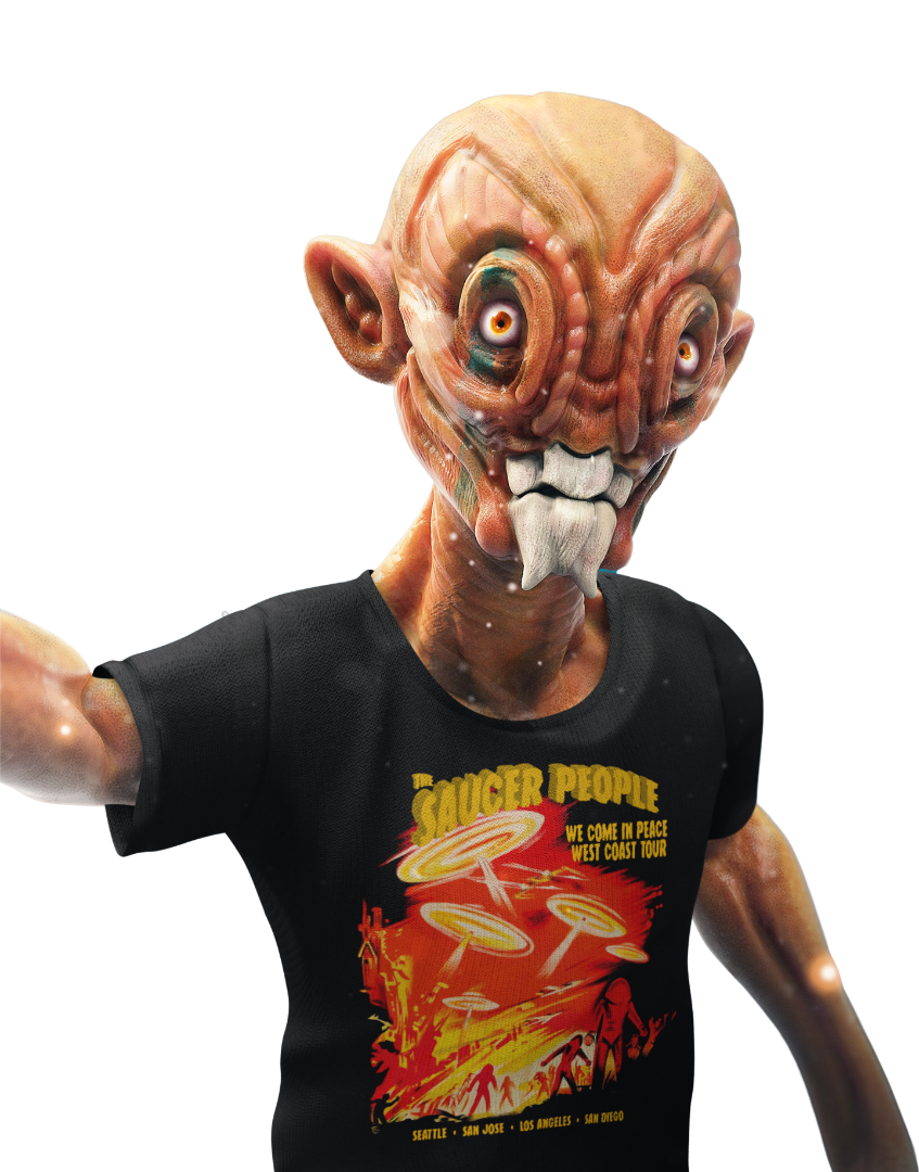 Saucer People West Coast Tour T-Shirt