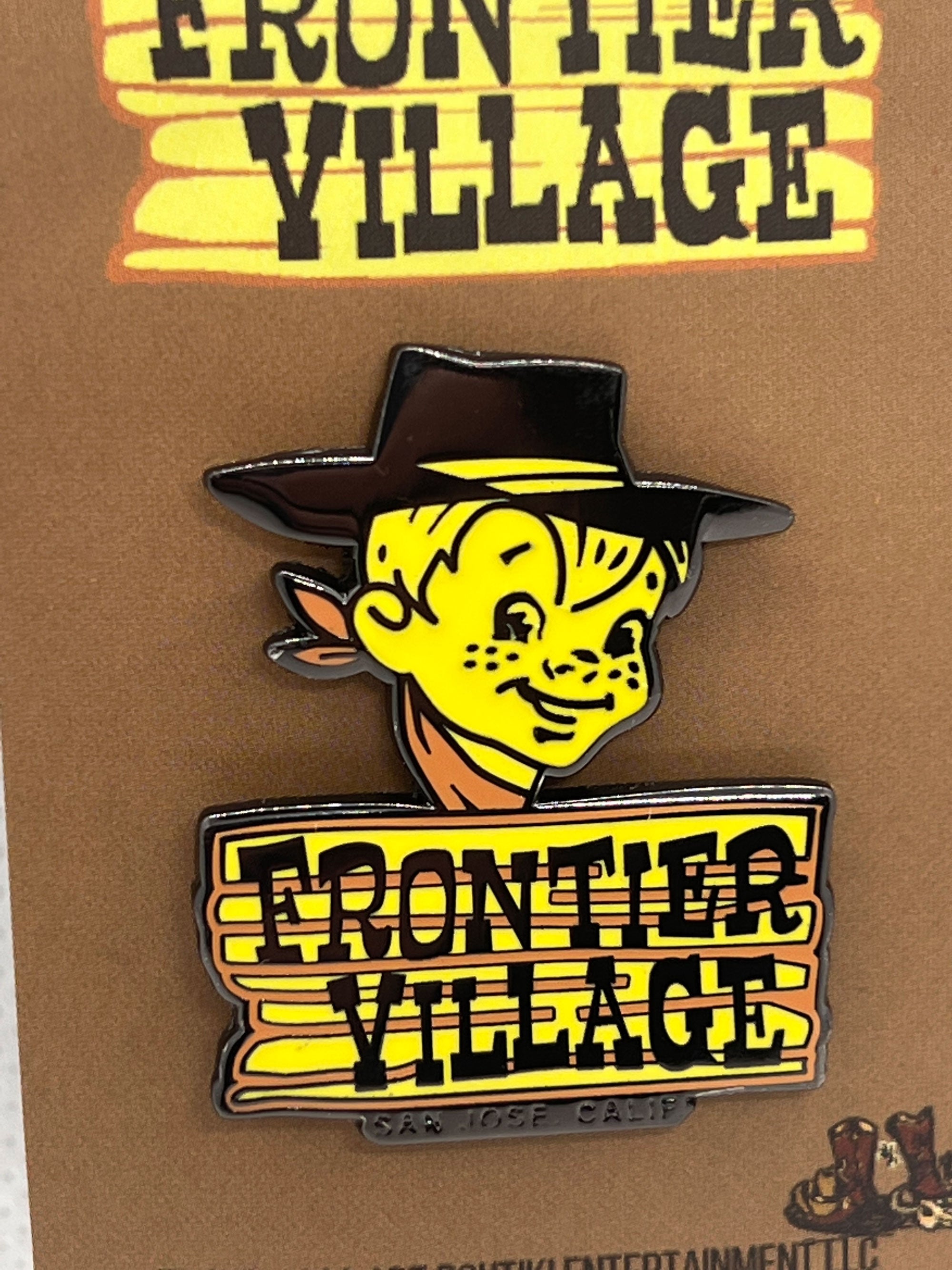 Frontier Village Enamel Lapel Pin