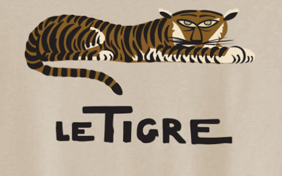 Tiger Le Tigre Ladies Sexy T-shirt André Hellé Illustration T-Shirt