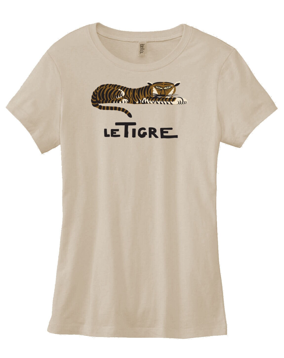 Tiger Le Tigre Ladies Sexy T-shirt André Hellé Illustration T-Shirt