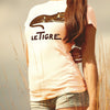 Tiger Le Tigre Ladies Sexy T-shirt André Hellé Illustration T-Shirt