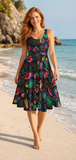 Psychedelic Aquarium Women's Sleeveless Dress