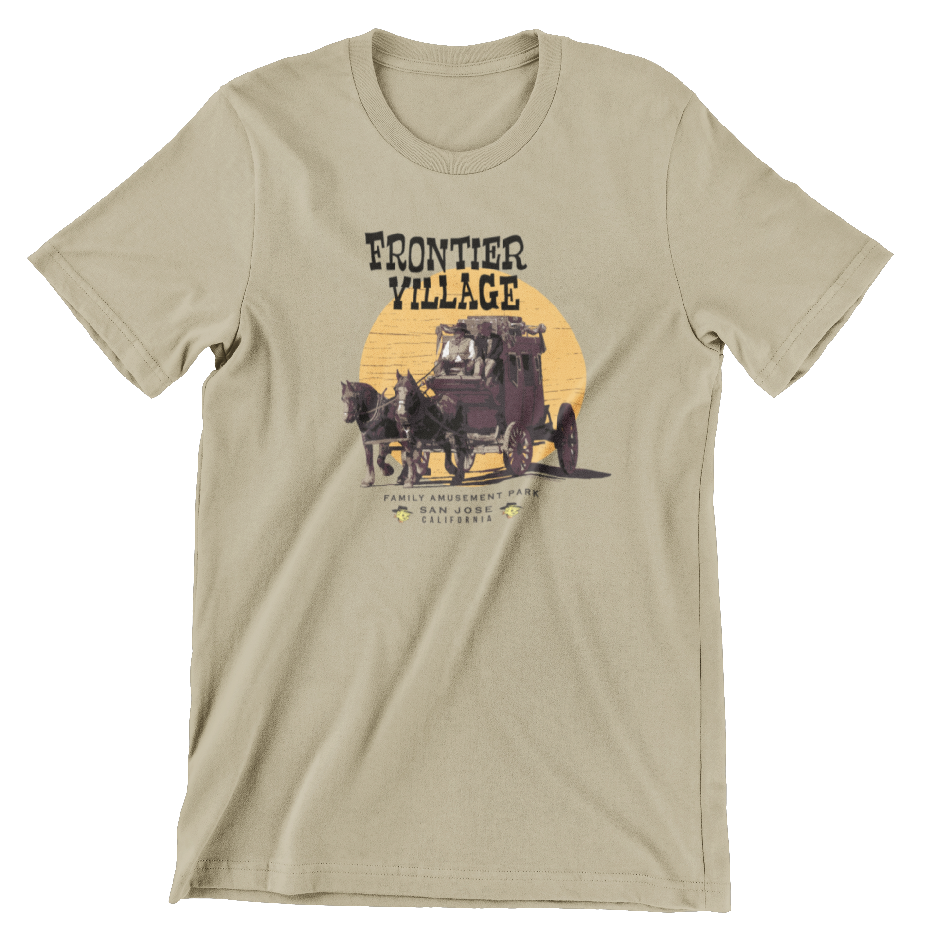 Frontier Village Stagecoach Tribute Men's T-Shirt