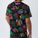 Psychedelic Aquarium - All-Over Print Men's Crew Neck T-Shirt | 100% Cotton