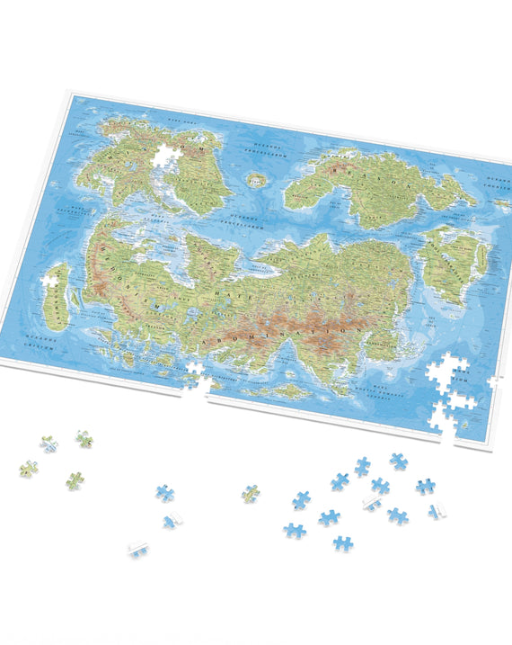 Map of Humanity Extra Large 1000 Piece Jigsaw Puzzle