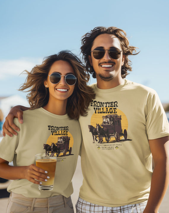 Frontier Village Stagecoach Tribute Men's T-Shirt