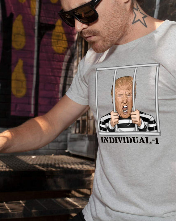 Donald Trump Individual 1 Prison Men's Prison T-Shirt