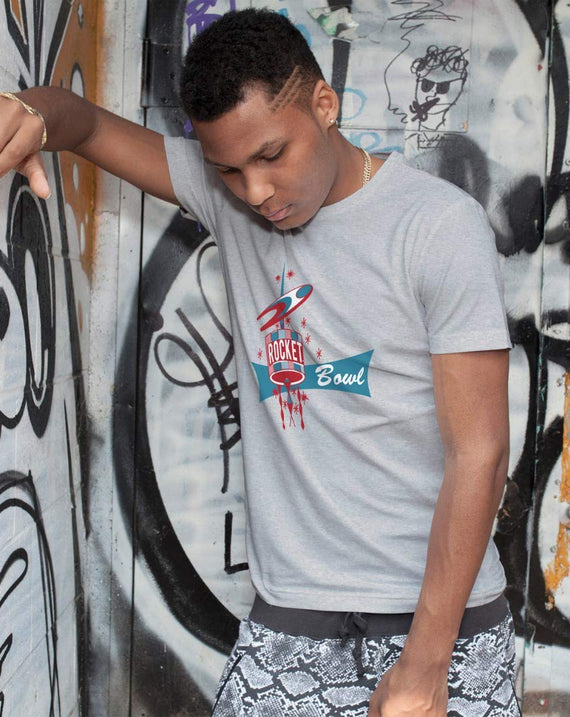 TeeGeniuses/ArkivaTropika Rocket Bowl Mens T-Shirt 1