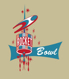 TeeGeniuses/ArkivaTropika Rocket Bowl Mens T-Shirt 1