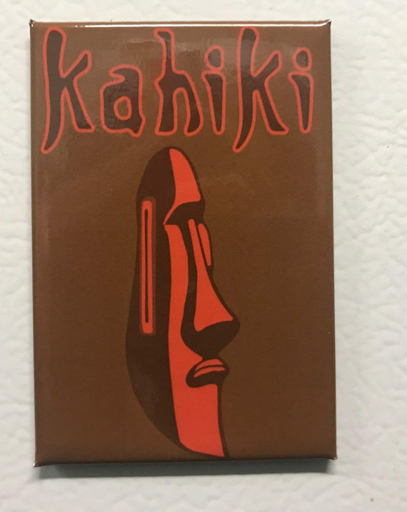 Kahiki Tiki Bar Restaurant Logo Fridge Magnet