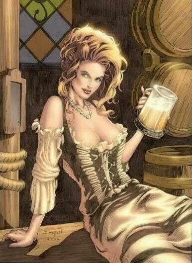Beer Wench Print