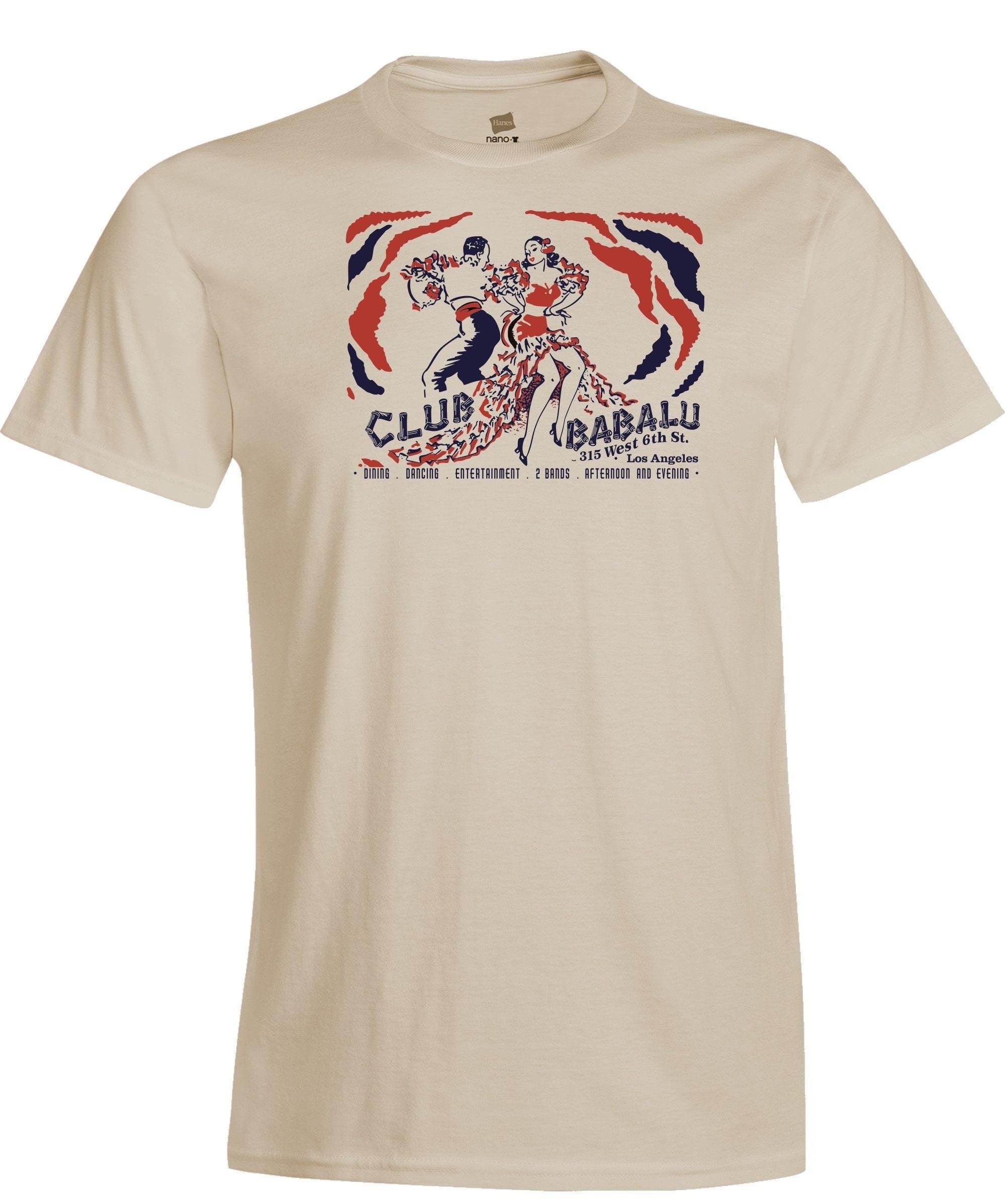 Club Babalu Vintage La Tiki Bar Matchbook Advertising Art Reproduction Flamenco T-shirt