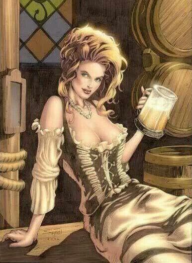 Beer Wench Print