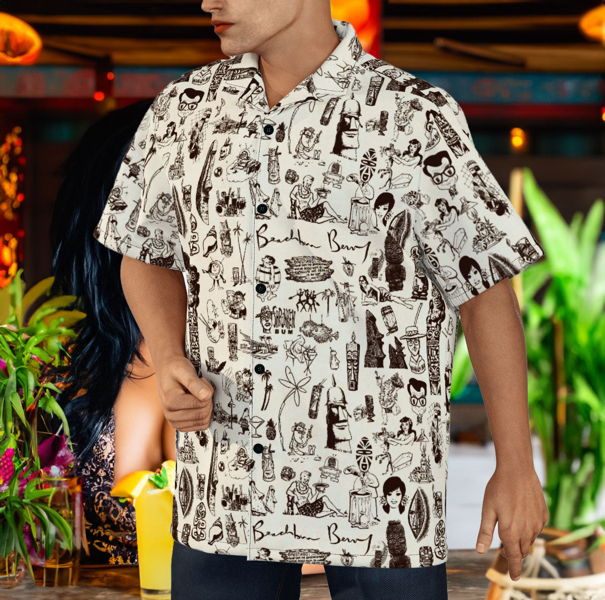 Beach Bum Berry's Grog Log Anniversary Aloha Shirt.