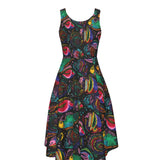 Psychedelic Aquarium Women's Sleeveless Dress