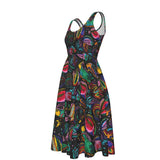 Psychedelic Aquarium Women's Sleeveless Dress