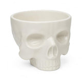 Ceramic Skull Bowl, 500 mL Gothic Skeleton Head Serving Bowl for Halloween candy, pasta and other treats