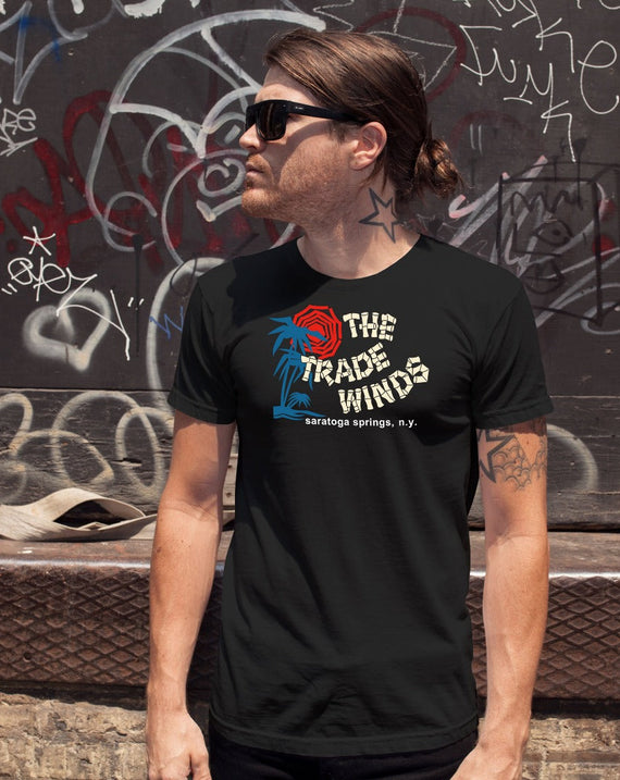 The Tradewinds Tiki Bar Matchbook Reproduction Advertising Art T-Shirt Men's