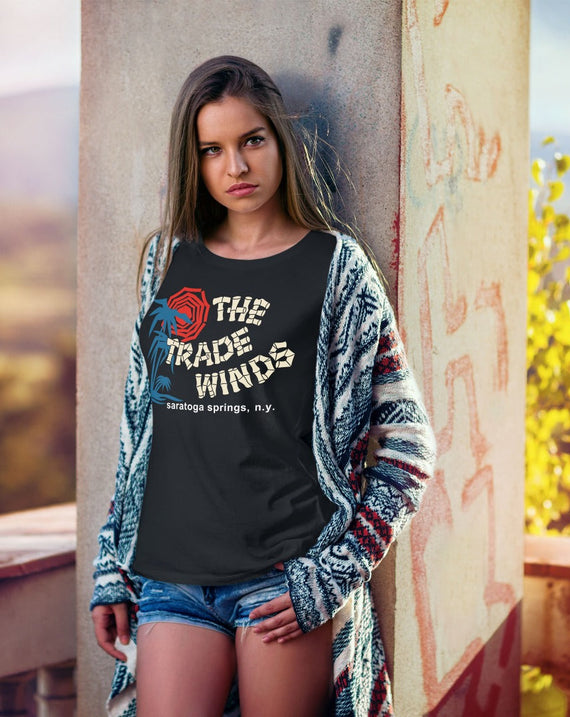 The Tradewinds Tiki Bar Matchbook Reproduction Advertising Art T-Shirt Men's