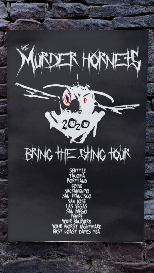 Murder Hornets US Tour Poster