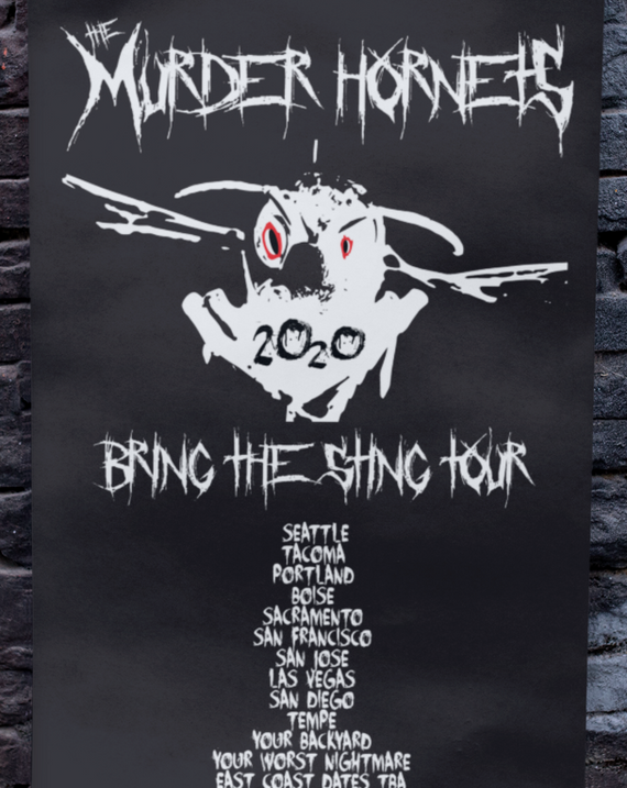 Murder Hornets US Tour Poster