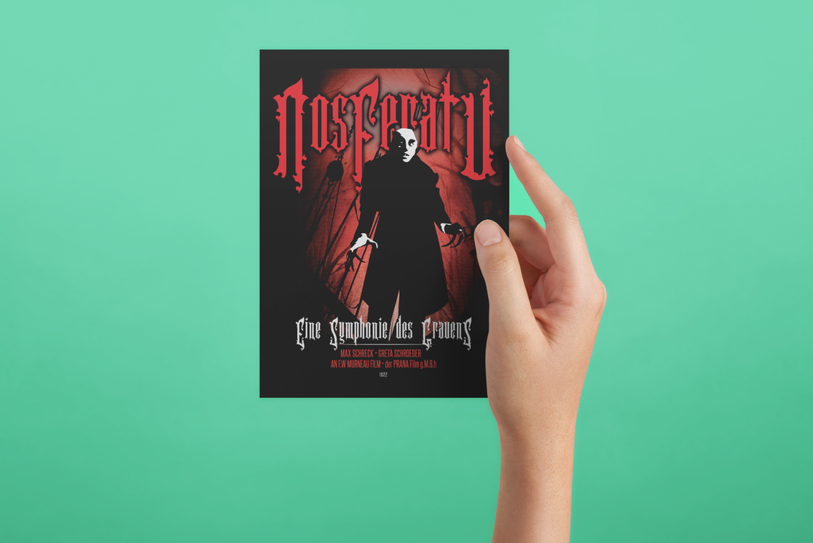 Nosferatu Poster/Print/Greeting Card Max Schreck Tribute