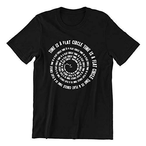 TeeGeniuses/ArkivaTropika Time is a Flat Circle Nietzsche Rust Cohle Men’s t-Shirt