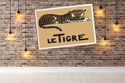 Le Tigre Tiger Children's Room Poster