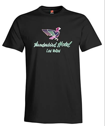 Thunderbird Hotel Vintage Las Vegas Neon Sign Reproduction Men's T-Shirt