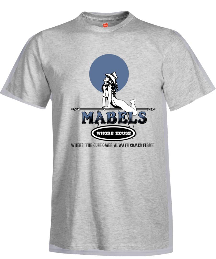 Mabel's Whorehouse Souvenir Men's T-Shirt Vintage Matchbook Advertising Art