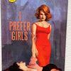 I Prefer Girls Pulp Novel Cover Fridge Magnet