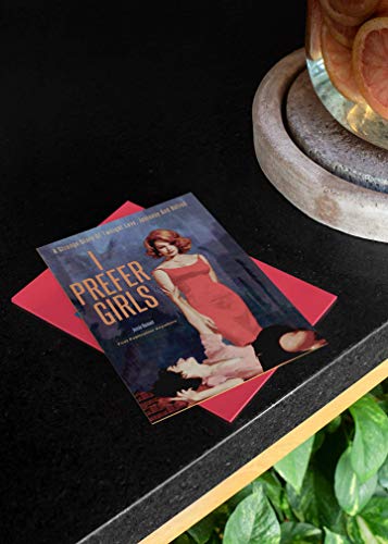 TeeGeniuses/ArkivaTropika I Prefer Girls Pulp Novel Lesbian Cover Reproduction Poster/Print/Card