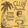 Aloha Club Tiki Bar Vintage Matchbook Art Reproduction Poster 24x36